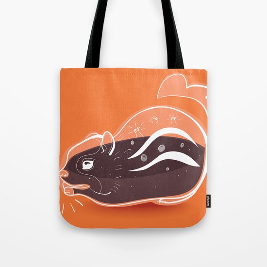 Transparent Chipmunks Love Birch Beer. Tote Bag