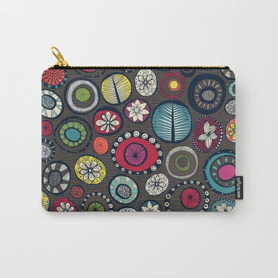 Honolulu hoops chevron brown Carry-All Pouch