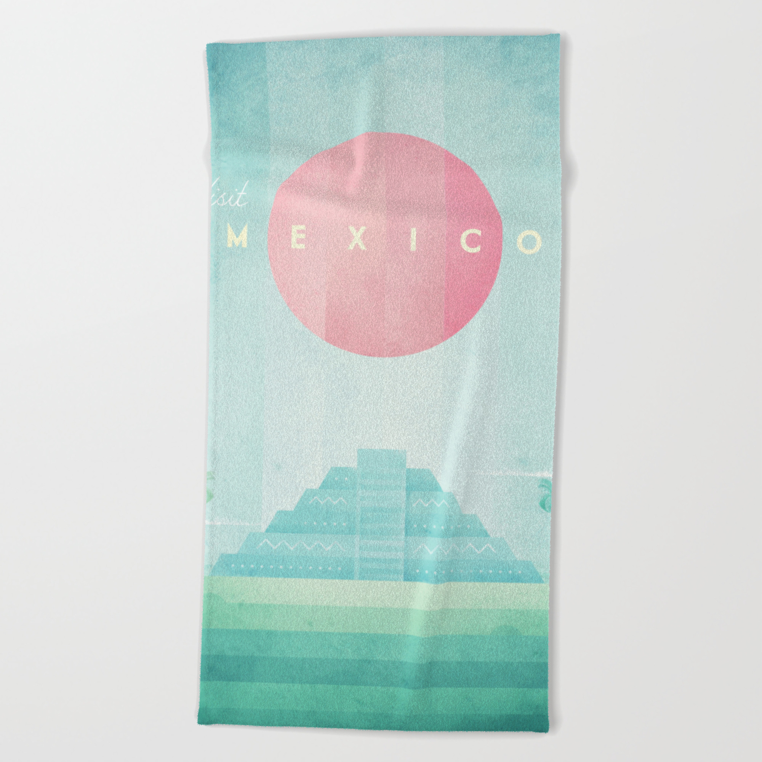 Mexico Beach Towel By Wetcake Society6 Mexico Beach Towel By Wetcake Society6