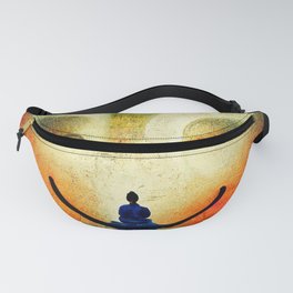May all beings be happy: Metta meditation Fanny Pack