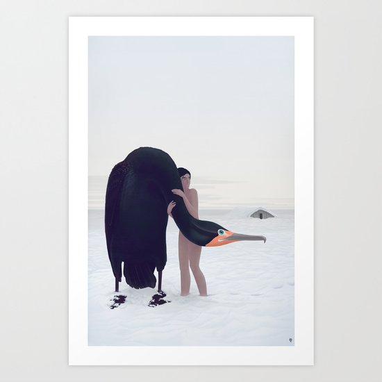 You Could Stay There. Less sky. Art Print
