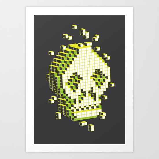 pixelation Art Print
