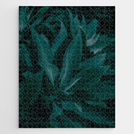 Tropical Jungle Leaves Jigsaw Puzzle