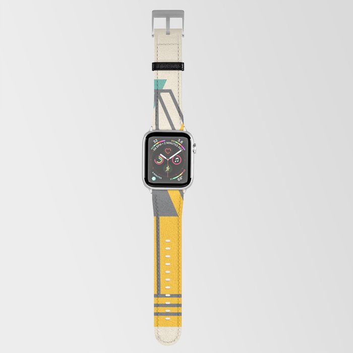 Mid-Century Modern Letter A Artwork Apple Watch Band