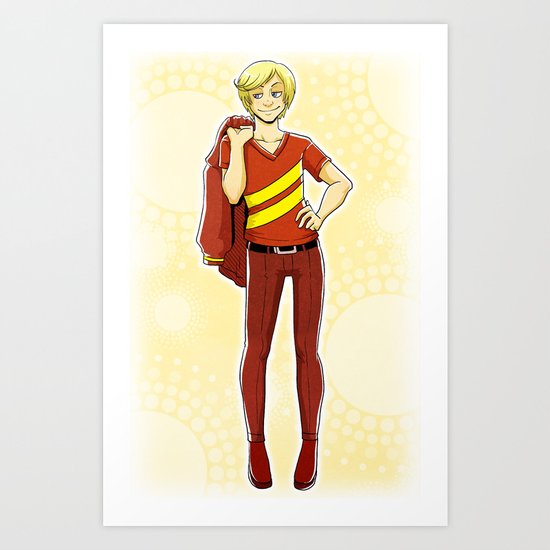 Boy Lollipop Art Print