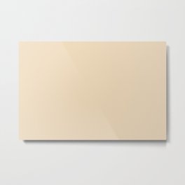 Delicate Pastel Peach Solid Color Pairs To Valspars 2021 Color of the Year Soft Candlelight 3005-6C Metal Print | Hues, Onecolor, Graphicdesign, Soft, Solid, 2021, Plaincolour, Solidcolor, Solids, Solidpeach 