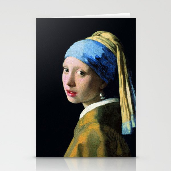 Vermeer - Girl with a Pearl Earring Stationery Cards