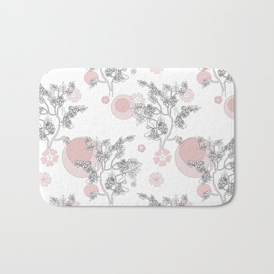 Foggy morning . Bath Mat
