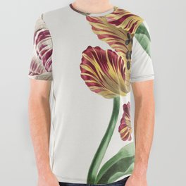 Various Tulips All Over Graphic Tee