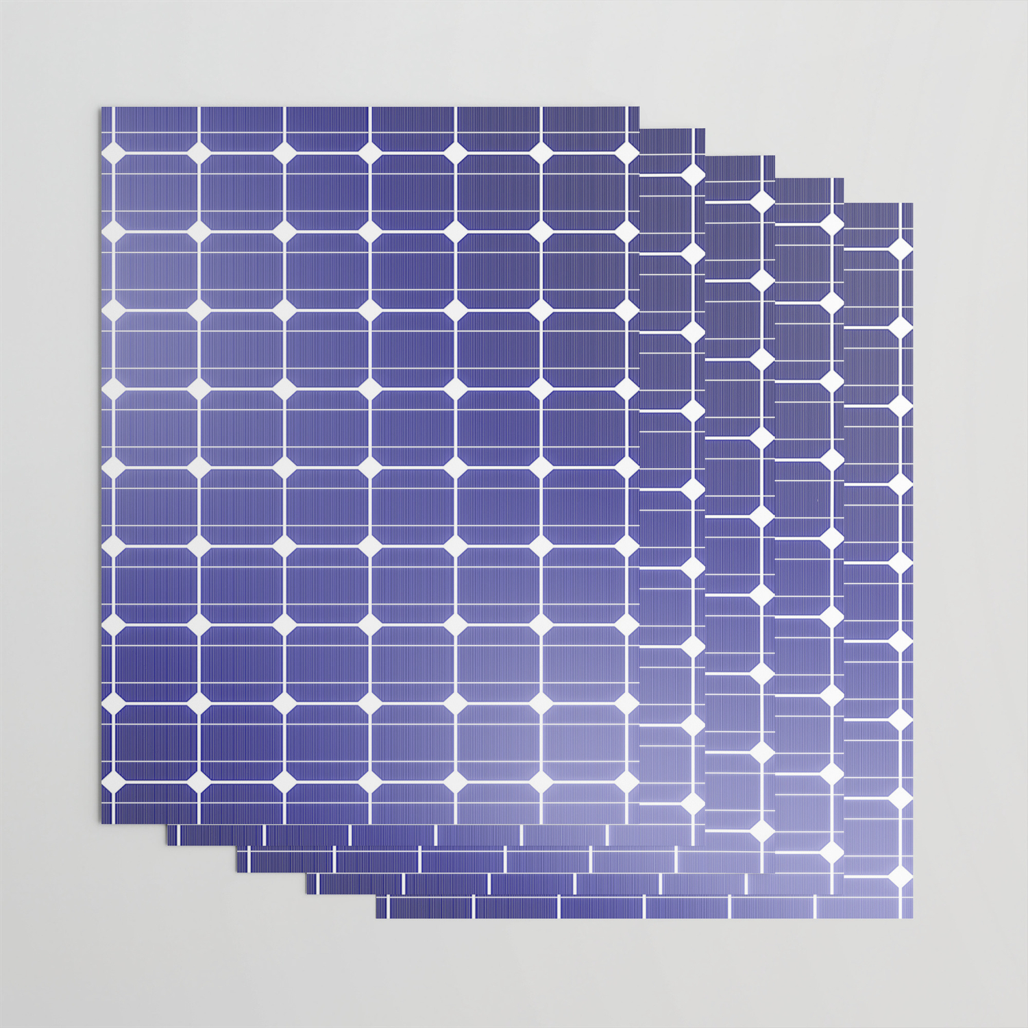 In Charge 3d Render Of Solar Panel Texture Wrapping Paper By Grandeduc Society6
