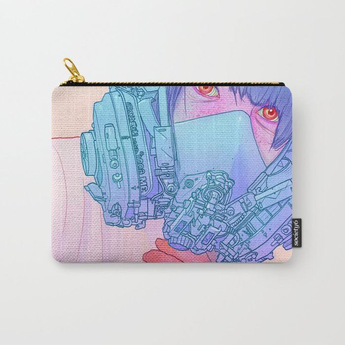 Untitled mask drawing Carry-All Pouch