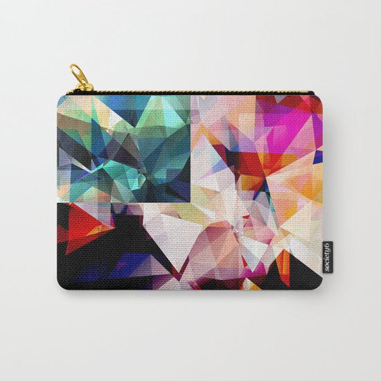Colorful Geometric Abstract Carry-All Pouch
