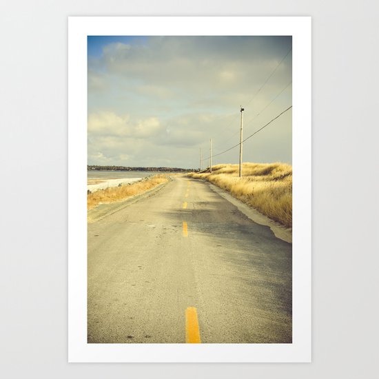 The Road to the Sea Art Print