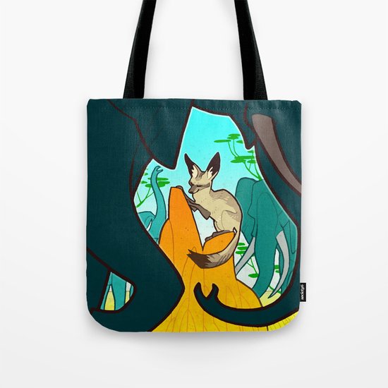 Bat-Eared Fox Tote Bag
