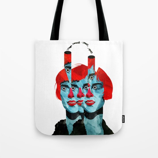 The cats in my head Tote Bag