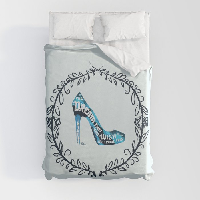 Cinderella' slipper Duvet Cover