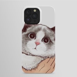 Cat : Don't kiss iPhone Case | Drawing, Acrylic, Painting, Cats, Modern, Kiss, Cartoon, Cute, Graphic Design, Kitten 