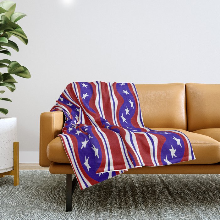 Stars and stripes throw discount