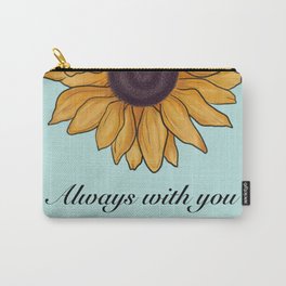 Sunflower Always With You Carry-All Pouch
