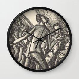 Spirituals by Lillian Richter Wall Clock