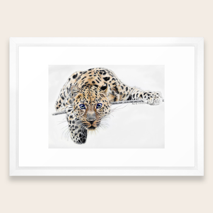 Get Wallpaper Local Eyes Leopard Framed Art Print By Alidahmadi Society6 For iPhone Free