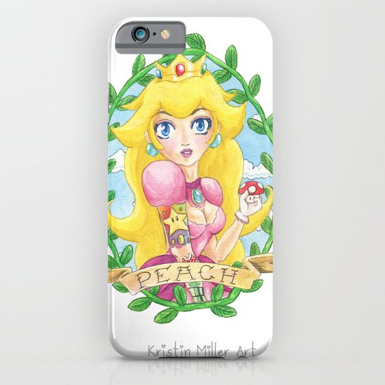 Tattooed Peach iPhone & iPod Case