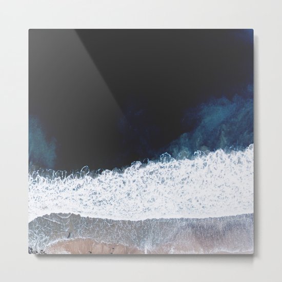 Ocean III (drone photography) Metal Print