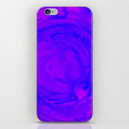 purple pink watercolor swirl sphere iPhone Skin