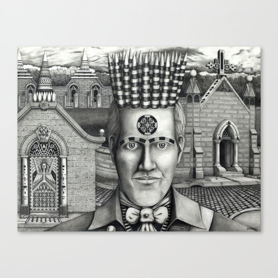 Cemetery Canvas Print