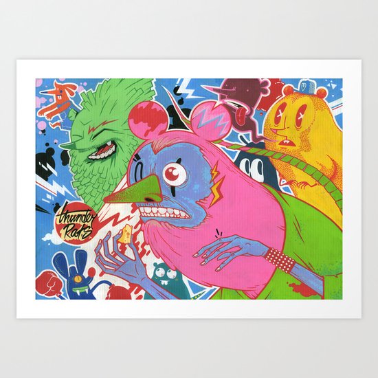Thunder Rats Art Print