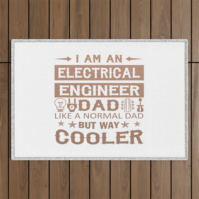 An Electrical Engineer Dad Outdoor Rug