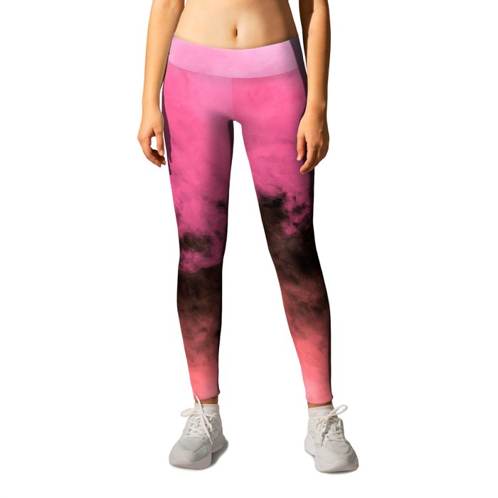 Zero Visibility Highlighter Dust Leggings by Caleb Troy | Society6
