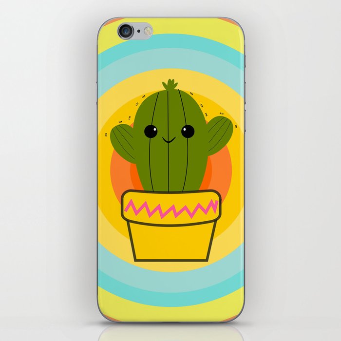 Cute cactus iPhone Skin
