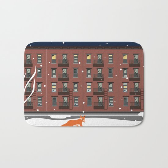 Winter in New York Bath Mat