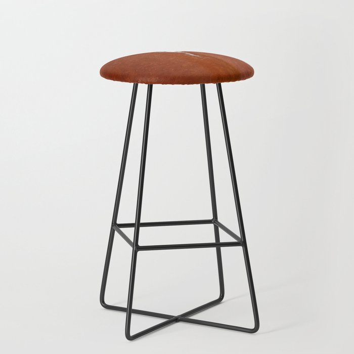 Cow Back Spots in Brown and White Bar Stool