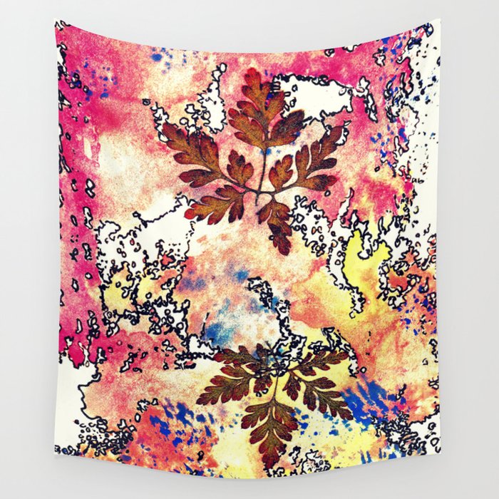 Sunset fall Wall Tapestry