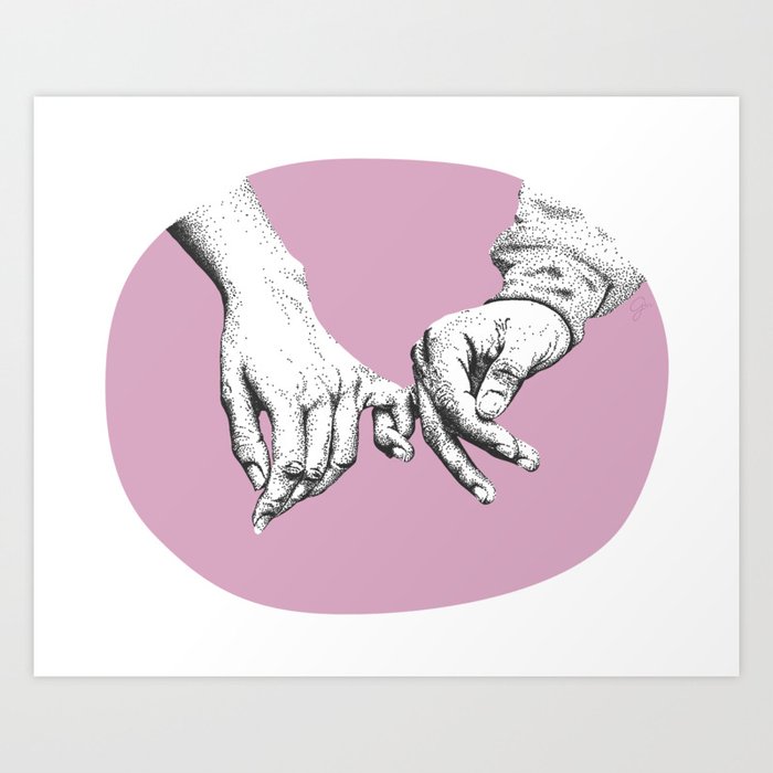 Pinky Promise Art Print