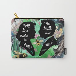 Mulder and Scully Quotes Carry-All Pouch