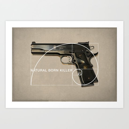 Natural Born Killer Art Print