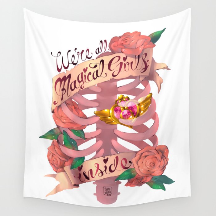 We're All Magical Girls Inside Wall Tapestry