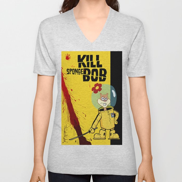 Kill Spongebob V Neck T Shirt