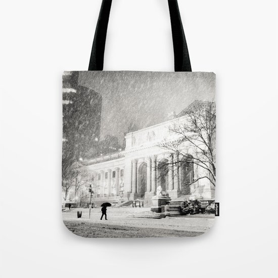 New York City Snow - 5th Avenue Tote Bag