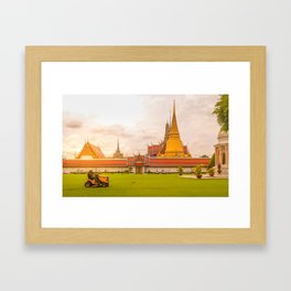 Grand Palace Bangkok - lawnmower Framed Art Print