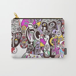 Tao of immortality (chinese cubism illustration) Carry-All Pouch
