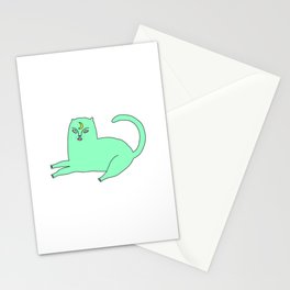 Tumblr Cartoon Cat Moon Magic Monster Witch Cute Funny Alien Sticker Stationery Cards