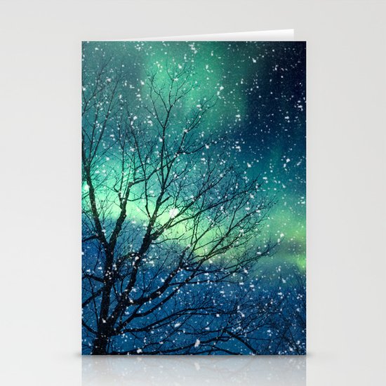 Aurora Borealis Northern Lights Stationery Cards