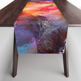 Blurred Colors Table Runner