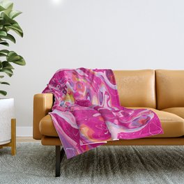 Abstract Marble Painting Throw Blanket