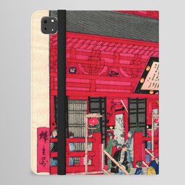 The Festival of Forty-Six Thousand Days (Utagawa Hiroshige III) iPad Folio Case