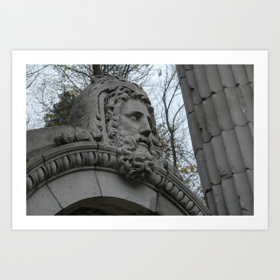 He's watching you. Art Print
